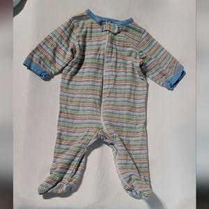 Gerber Baby Boys 0-3M Striped Long Sleeve Footie